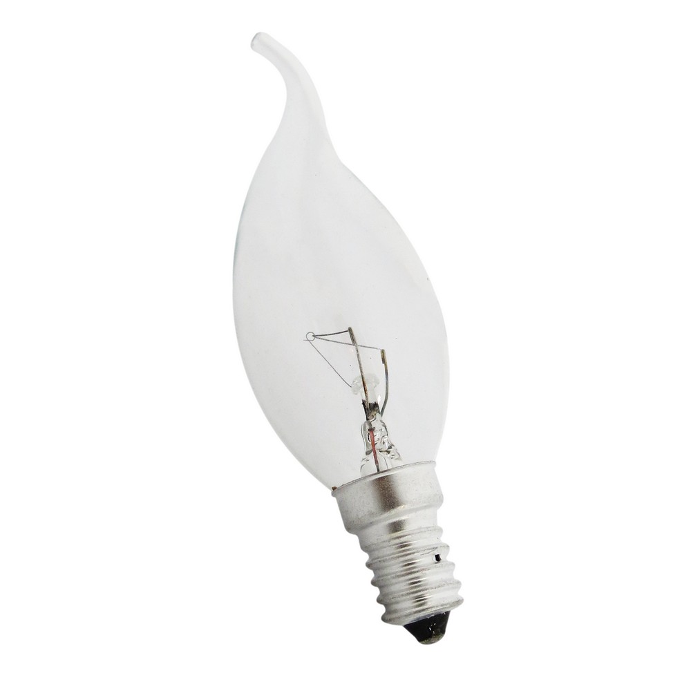 Foco incandescente 25w e14 claro tipo vela Lámparas decorativas