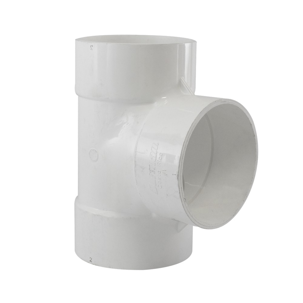 Tee de pvc sin rosca de 6 pulg (15.24 cm)