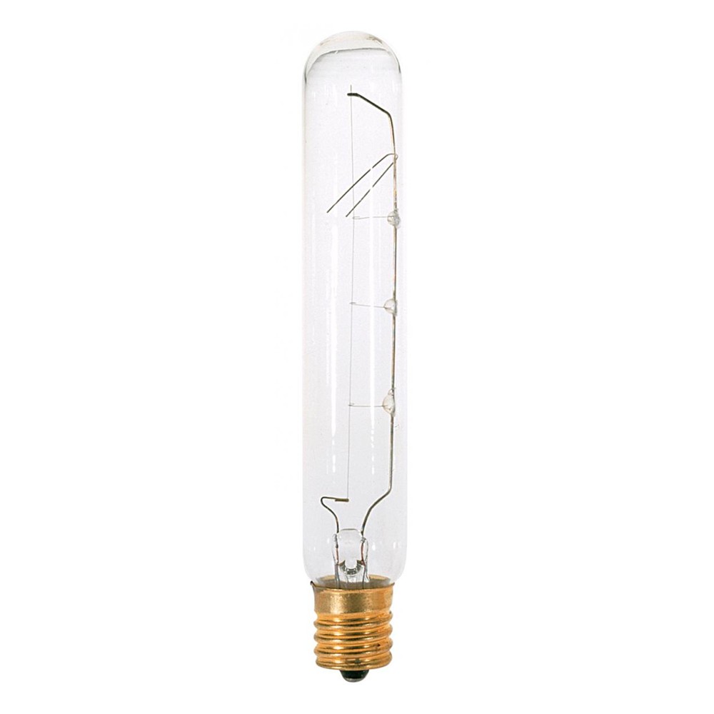 Bombilla incandescente 40w clear e-27 tubular