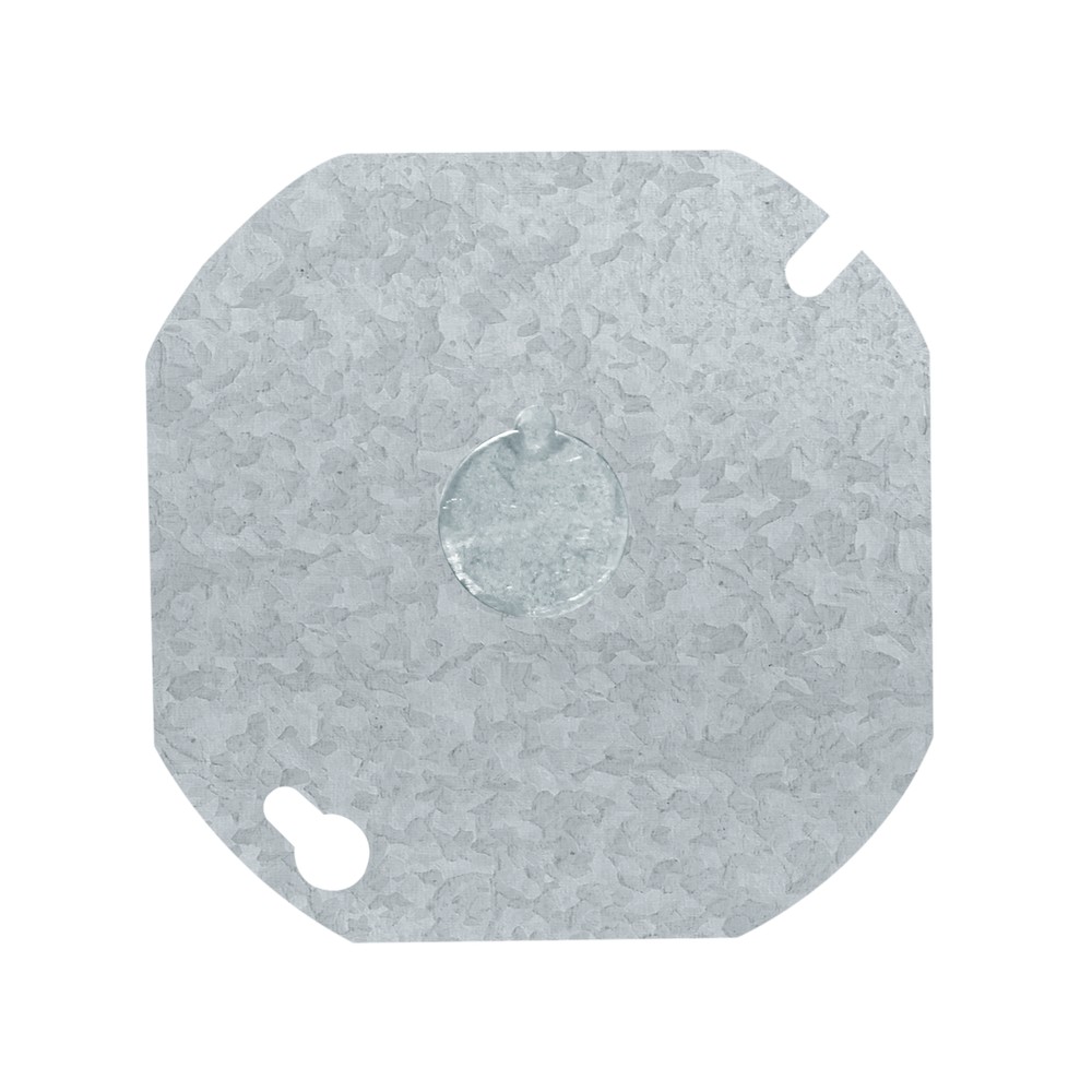 Tapadera redonda con nockout 1/2 pulg (12.70 mm)