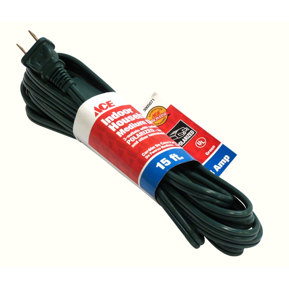 Extensión eléctrica 4.57 m (15 pulgadas) calibre 16x2