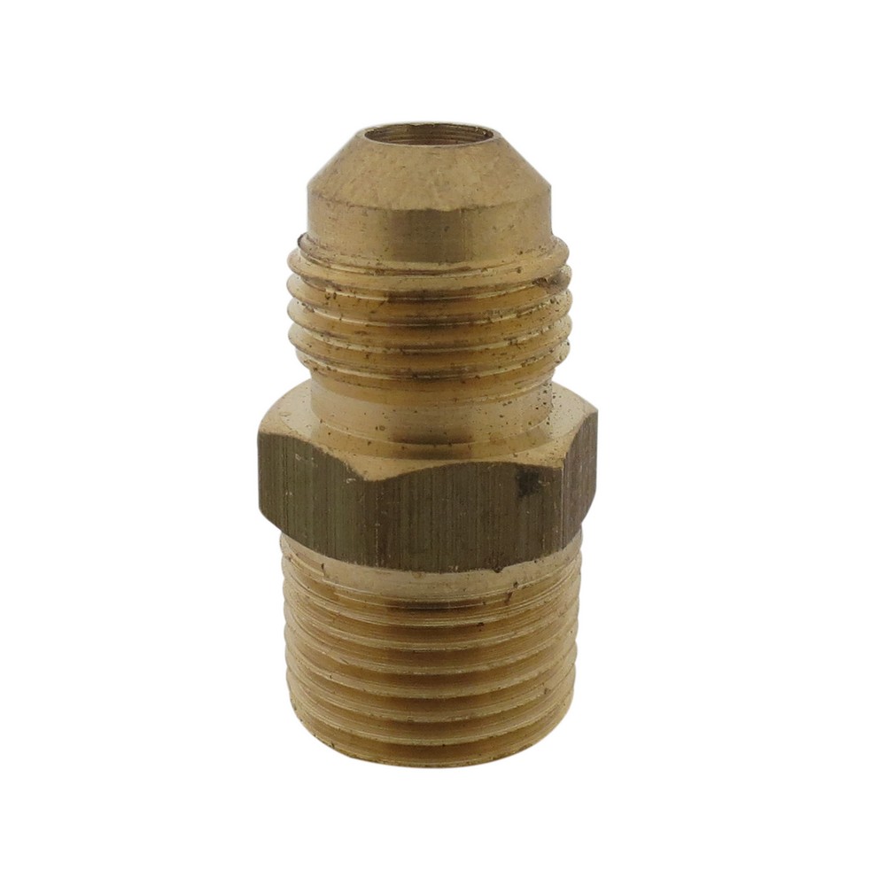 Conector de bronce flare 3/8 x 3/8 pulg npt