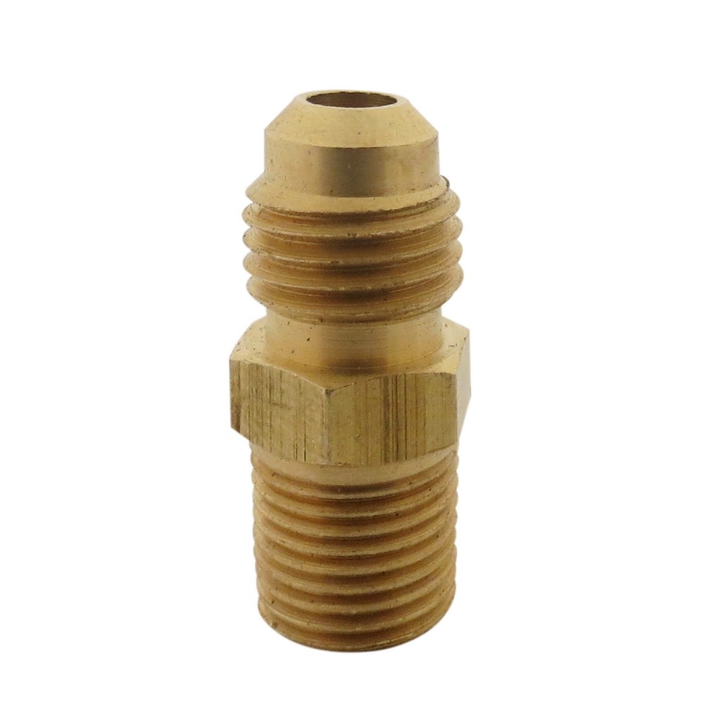 Conector de bronce flare 1/4 x 1/8 pulg npt