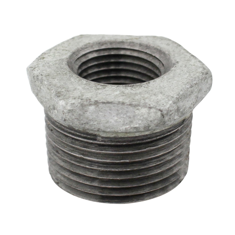 Reductor bushing de hierro galvanizado 1 a 1/2 in