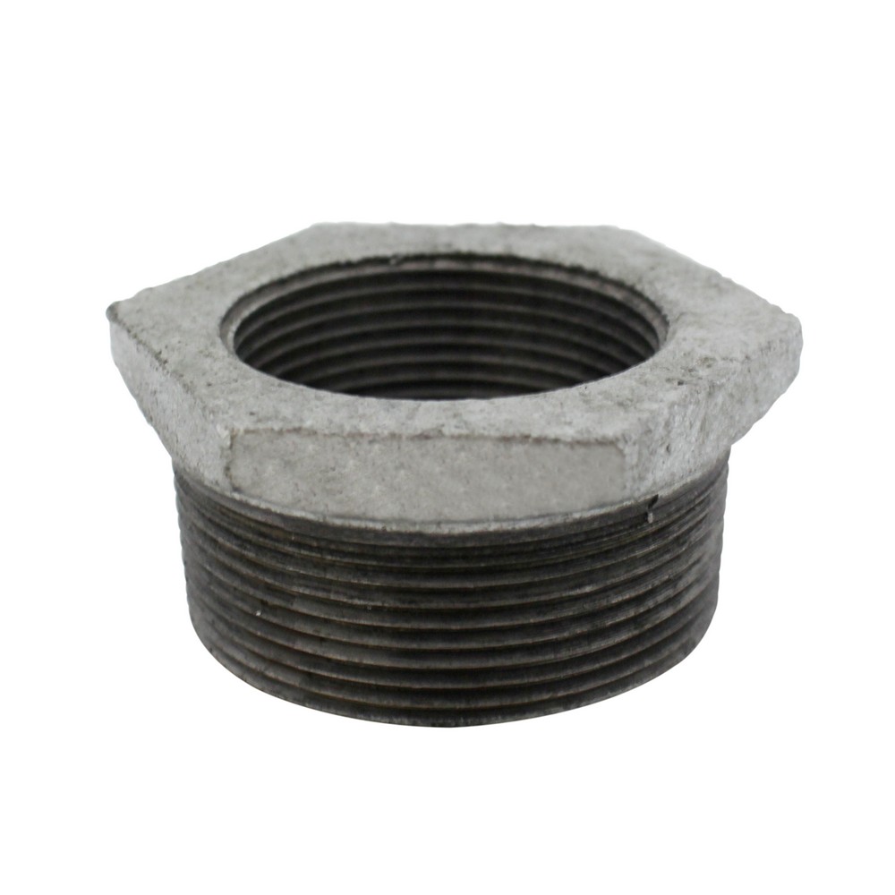 Reductor bushing de hierro galvanizado 2 a 1 ¼ in