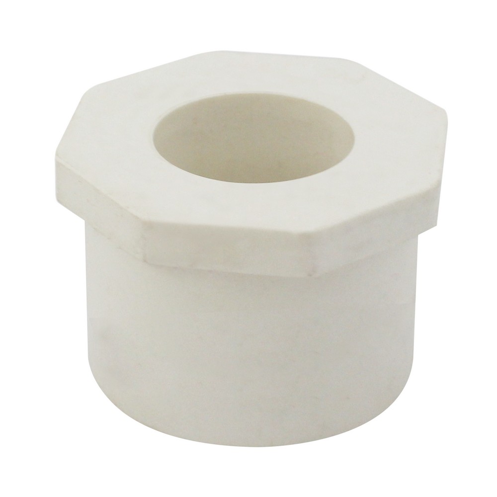 Bushing pvc de 1-1/4 a 3/4 pulg (31.75 mm a 19.05 mm)