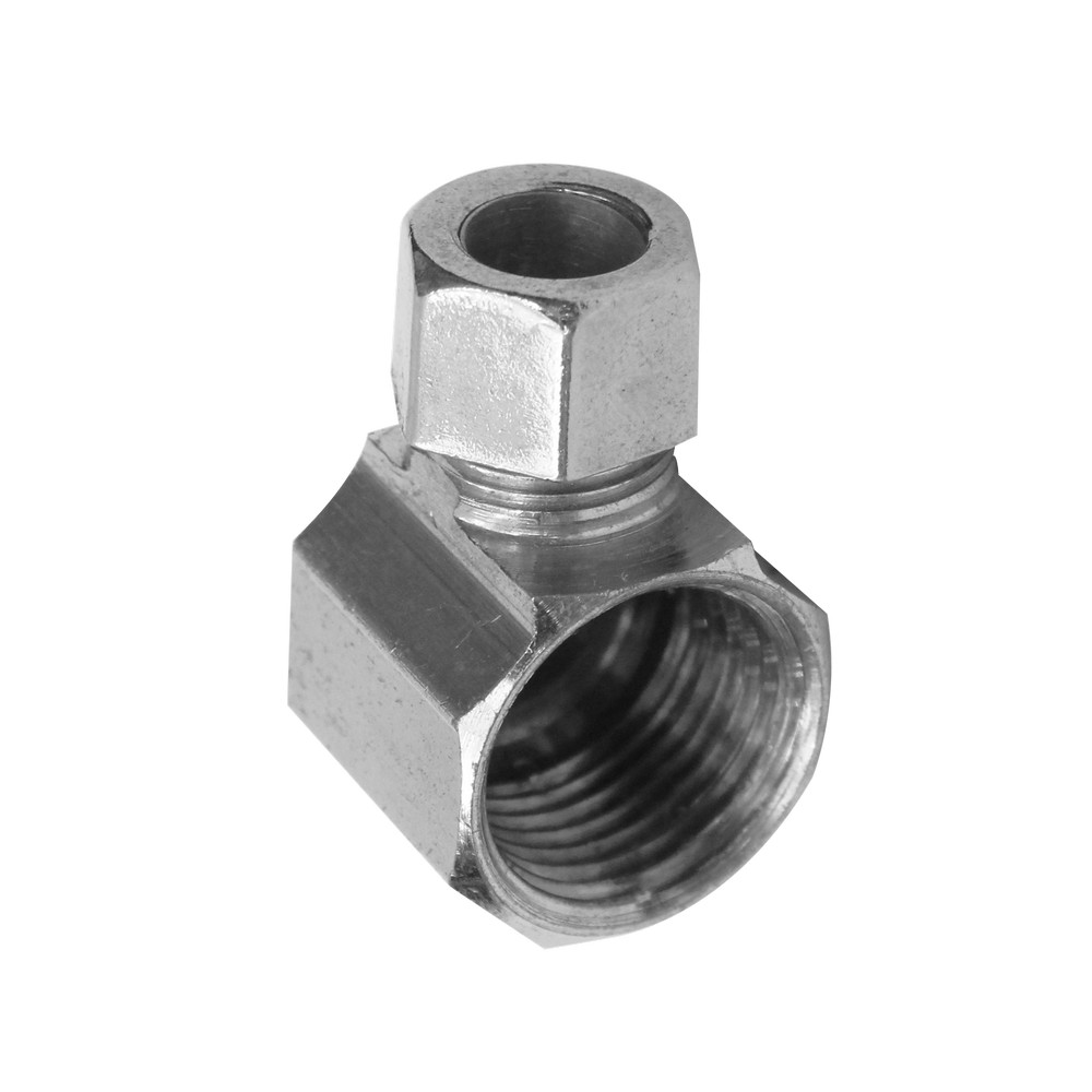 Coupling a la pared 1/2 x 3/8 in