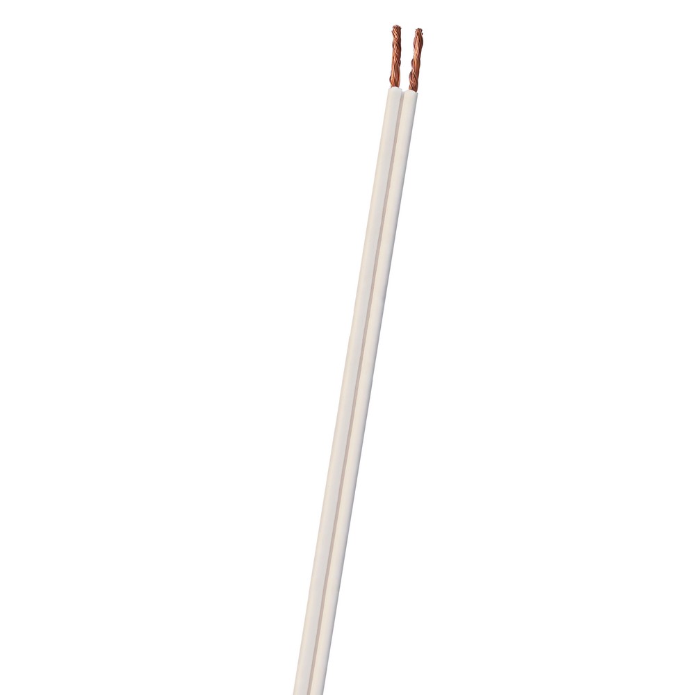 Cable electrico duplex spt 2x18 (0.82 mm2) blanco