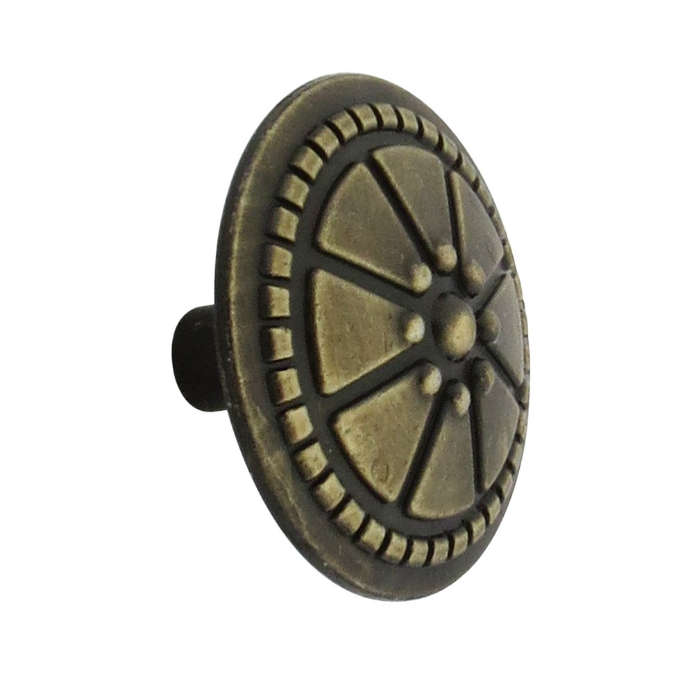 Halador botón dorado antiguo 38 x 23 mm