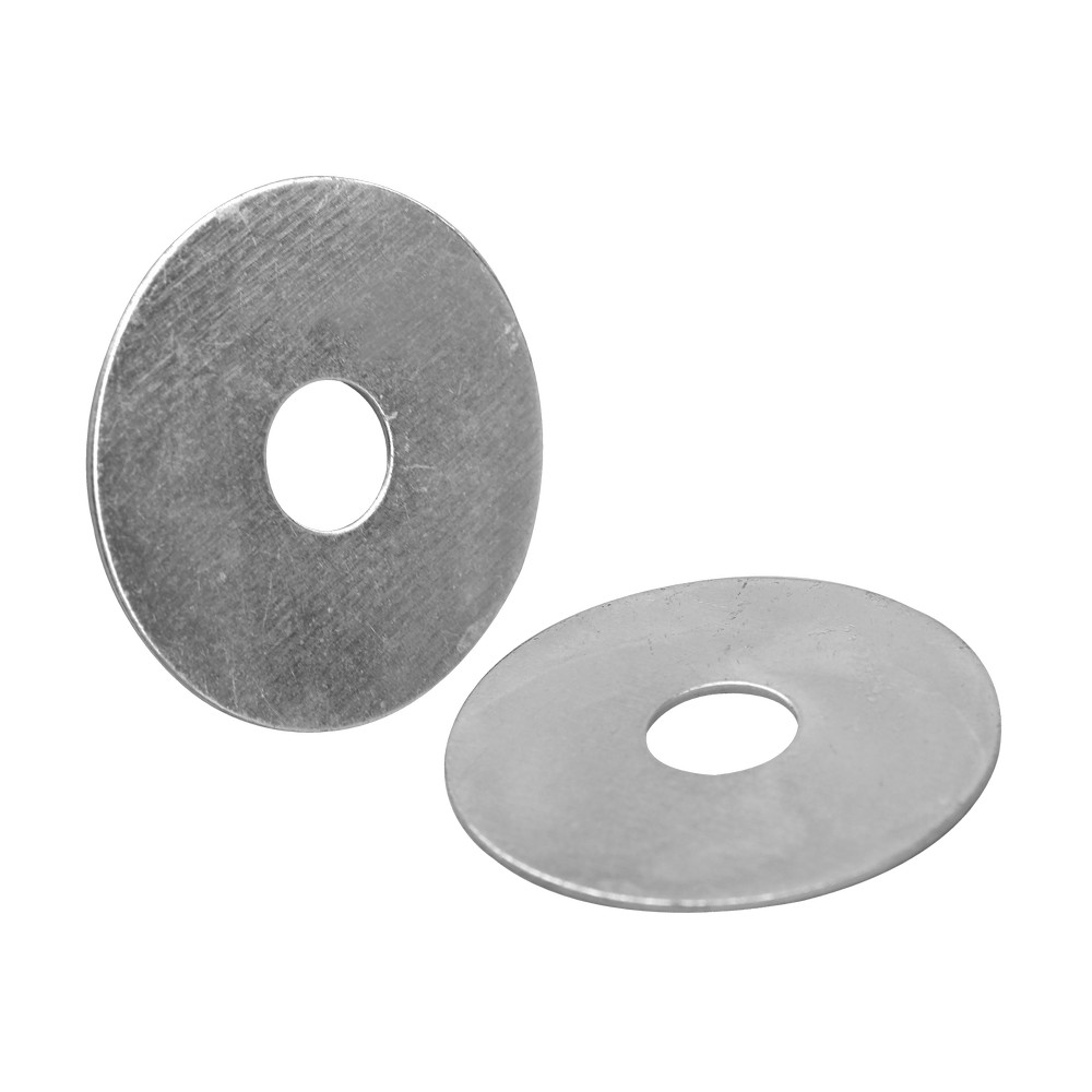 Arandela plana fender zinc 1/2 pulgx2 pulg (12.70 mm x 50.8 mm)