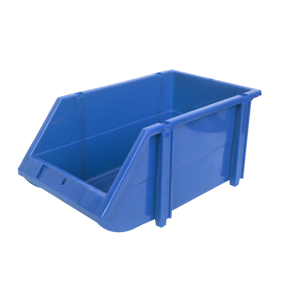 Caja plastica bin azul 33 cm x 20.5 cm x 15.5 cm