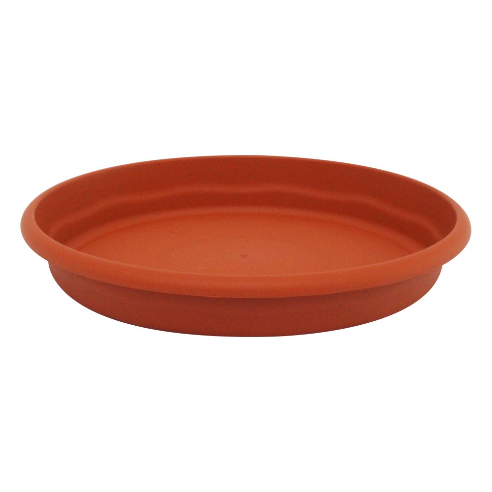 Plato redondo terra terracota 26 cms plastiken 7426