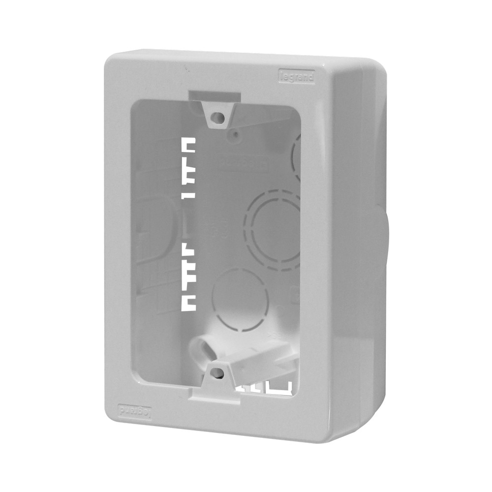 Caja rectangular para canaleta