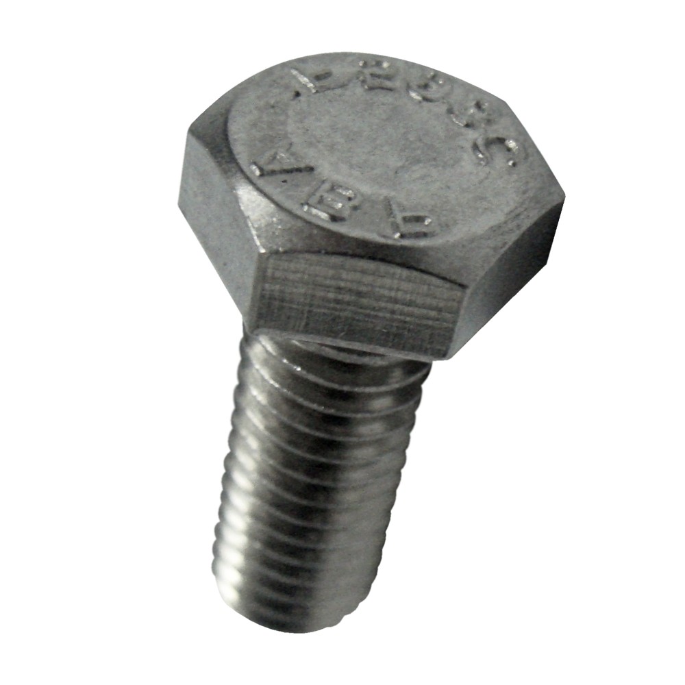Tornillo hexagonal 3/8x3 pulg inoxidable rosca ordinaria