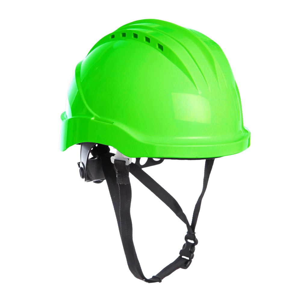 Casco de seguridad verde