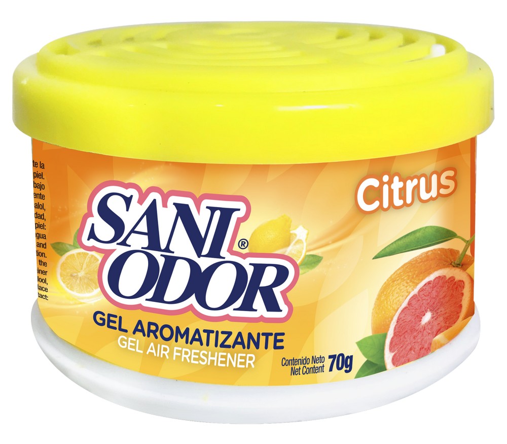 Aromatizante en gel saniodor citrico 70 gramos
