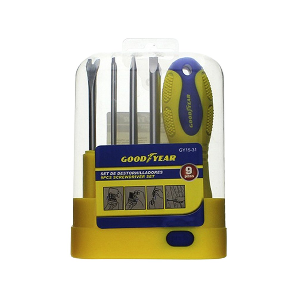 Set de destornilladores 9 piezas