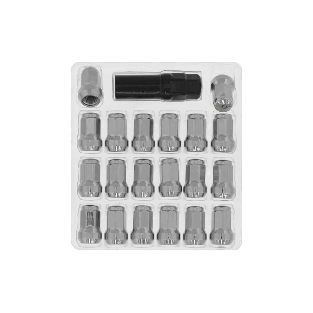 Tuerca para llanta de carro 12 x 1.25 mm 21pzas - Tuercas