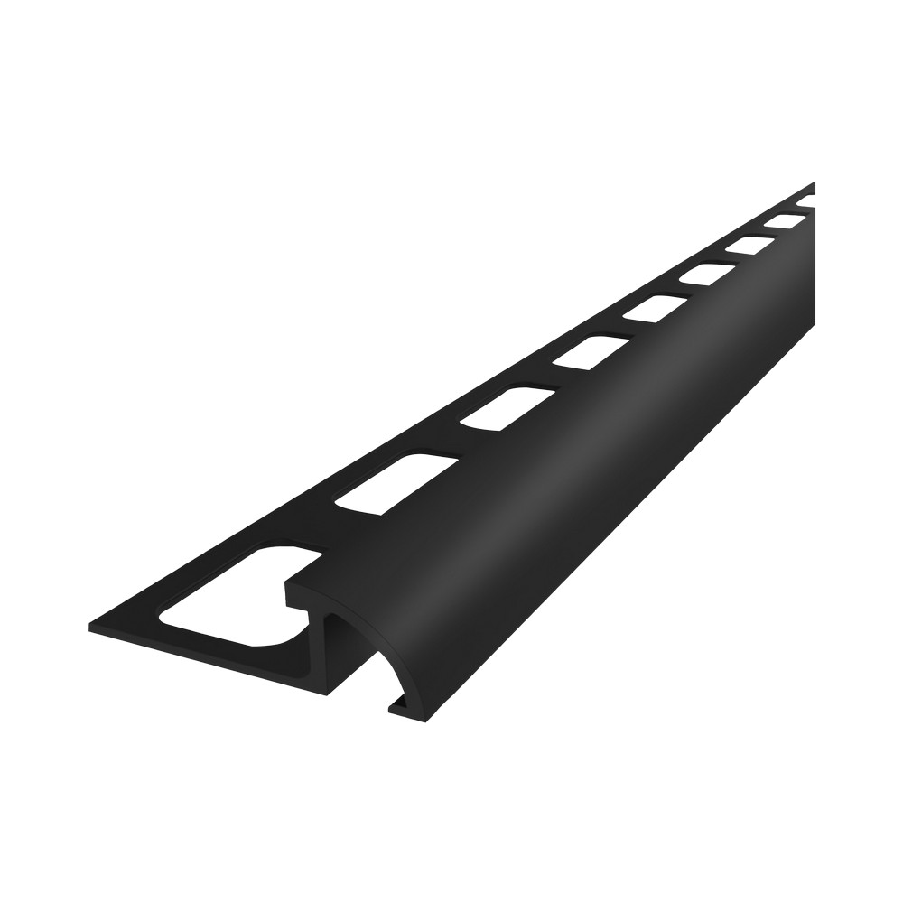 Moldura de aluminio para cerámica 10 mm negro