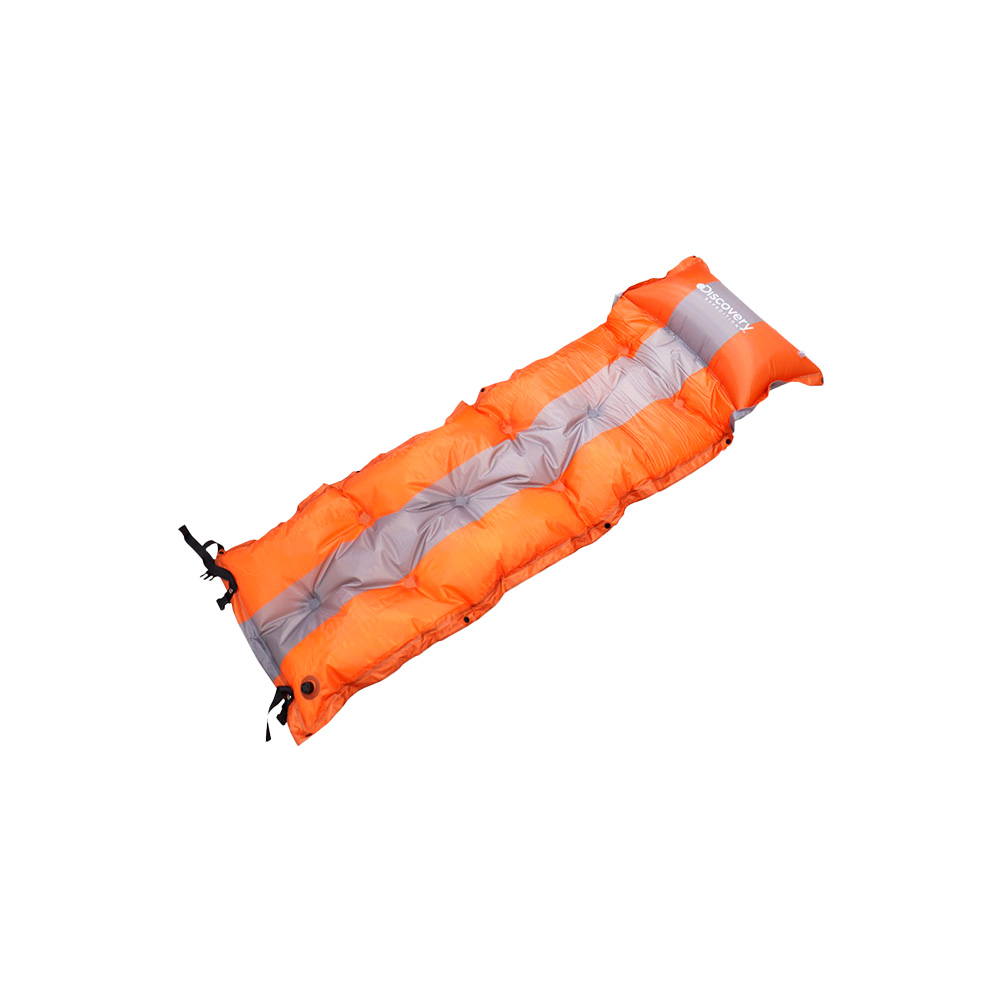Colchoneta inflable para camping con almohada 183x57x2.5 cm