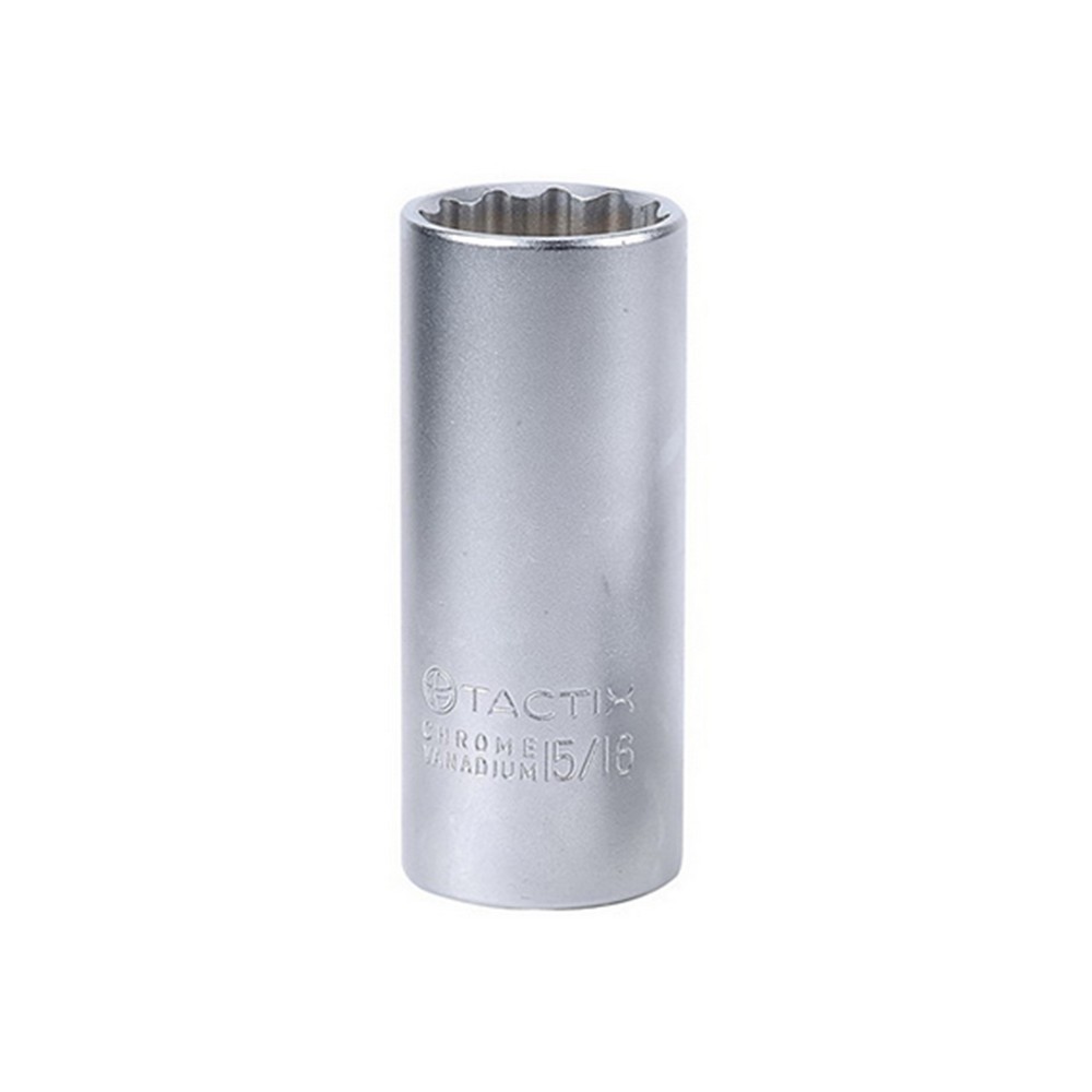 Cubo 5/8 pulg mando 1/2 pulg largo 12 puntos