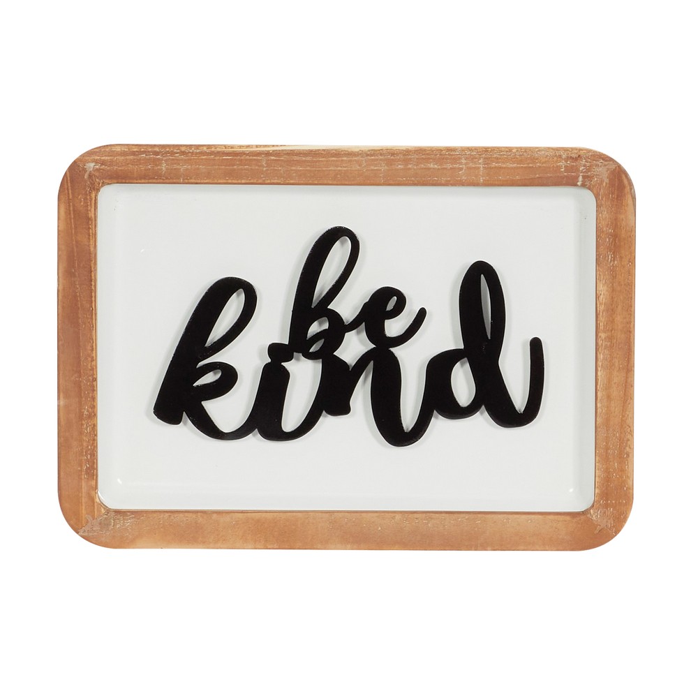 Adorno para pared be kind 14x10pulg