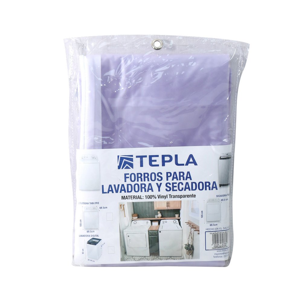 Forro para secadora transparente