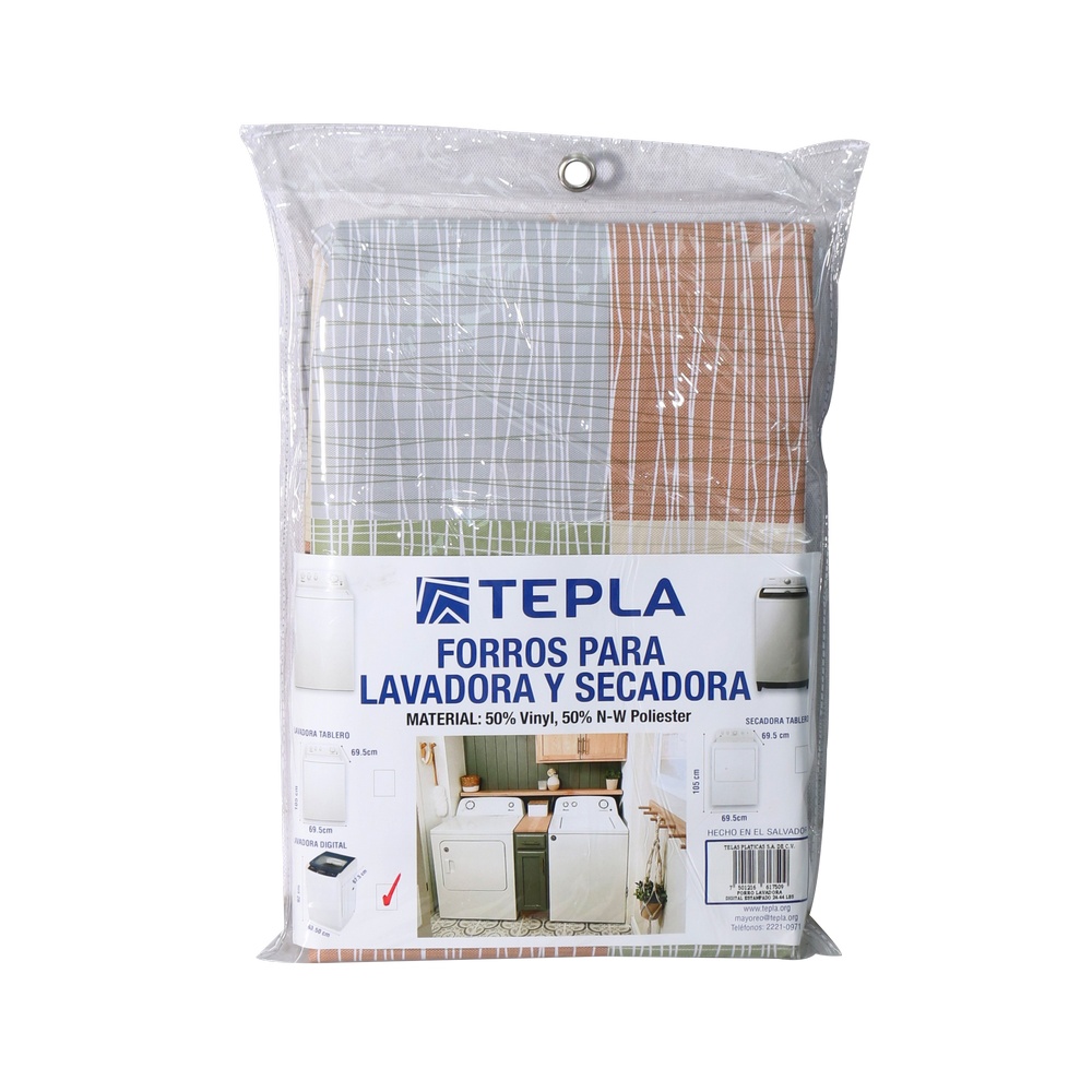 Forro para lavadora digital estampado