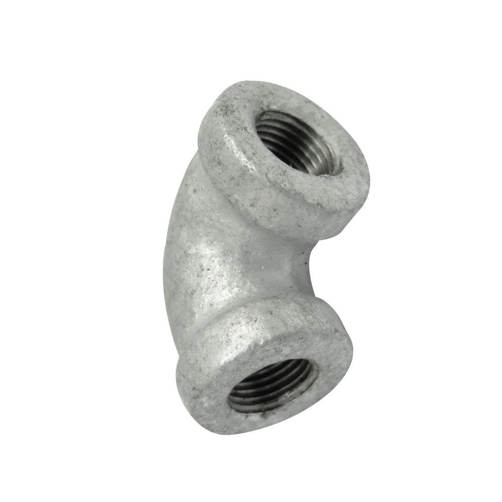 Codo de hierro galvanizado 90° x 1/8 in