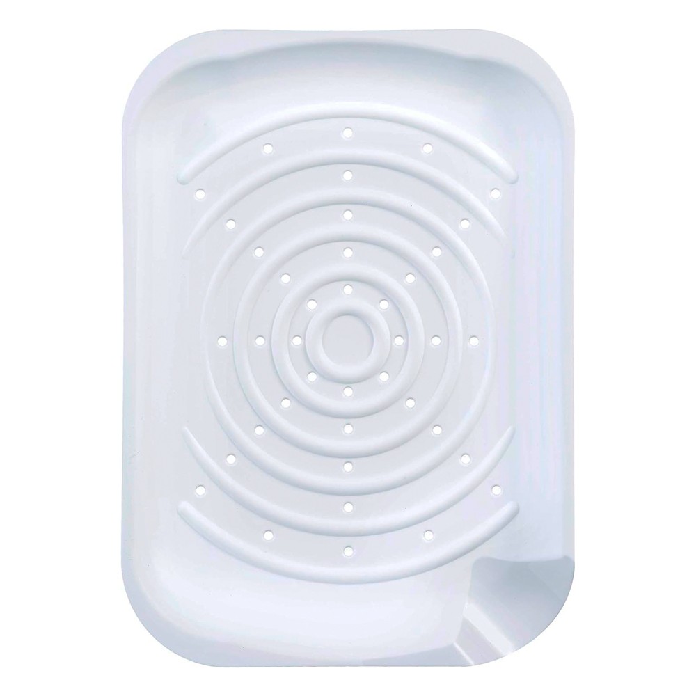 Protector para lavatrastos blanco