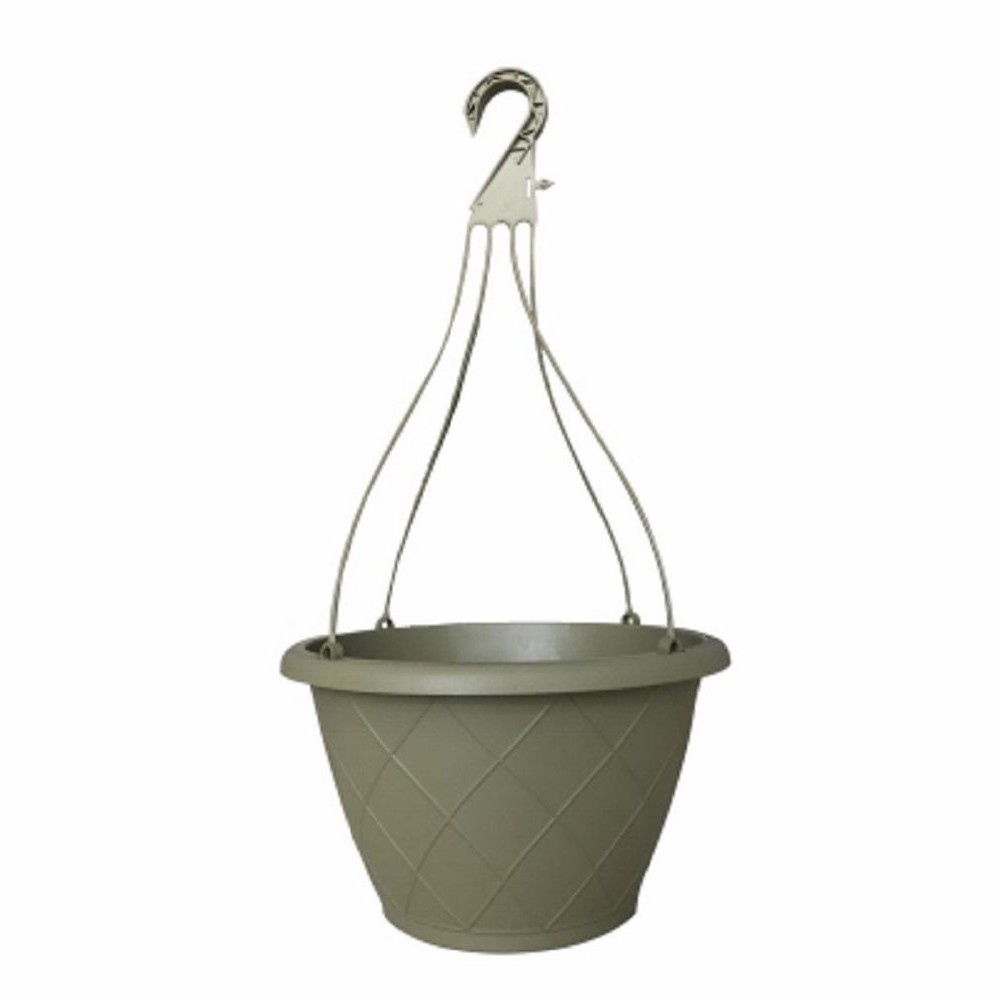 Maceta colgante 12 pulgadas verde 