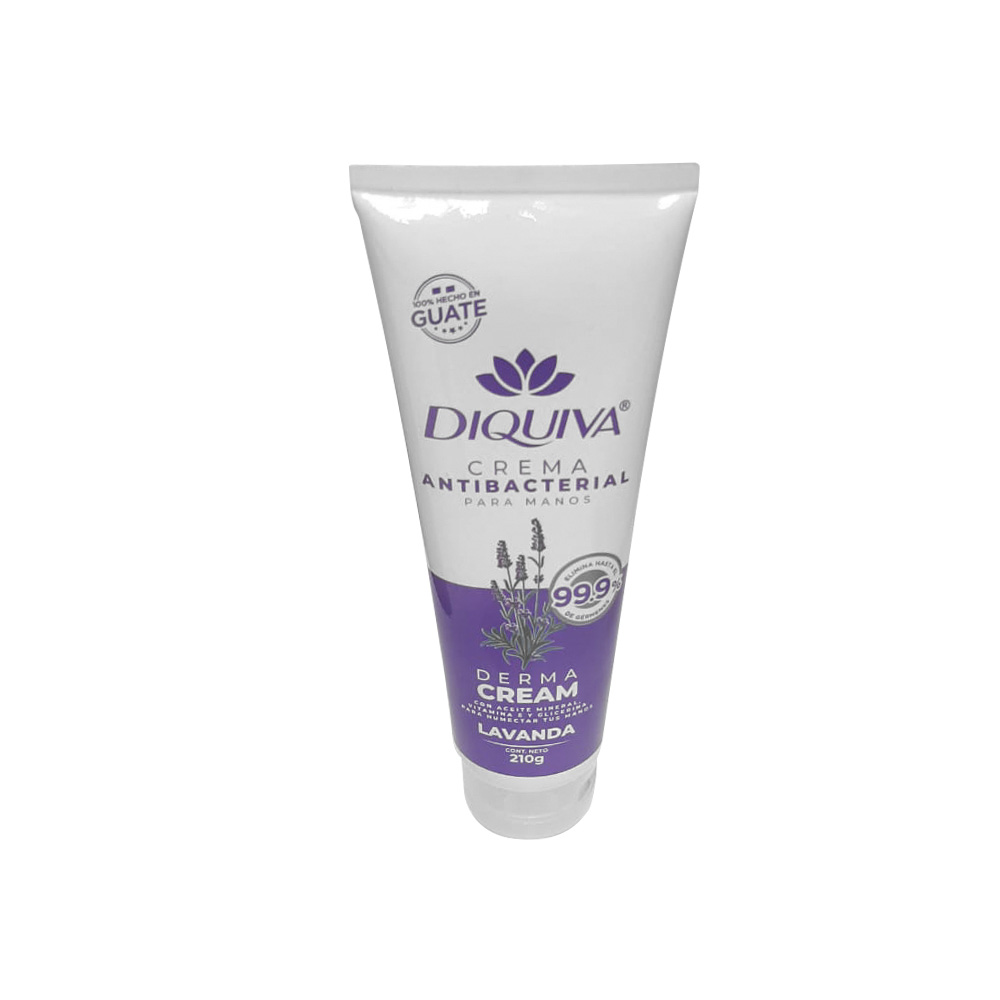 Crema antibacterial para manos lavanda 210 grs