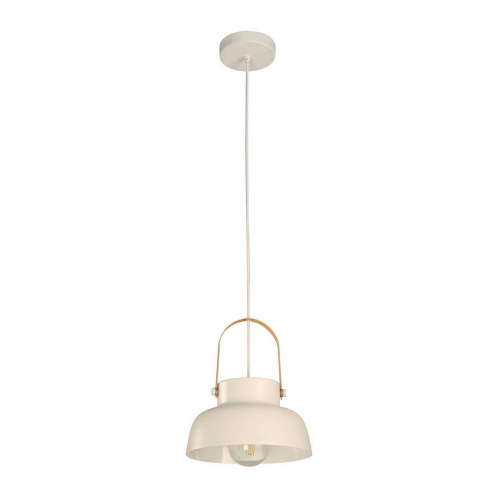 Lampara colgante blanco 1l e27 40w