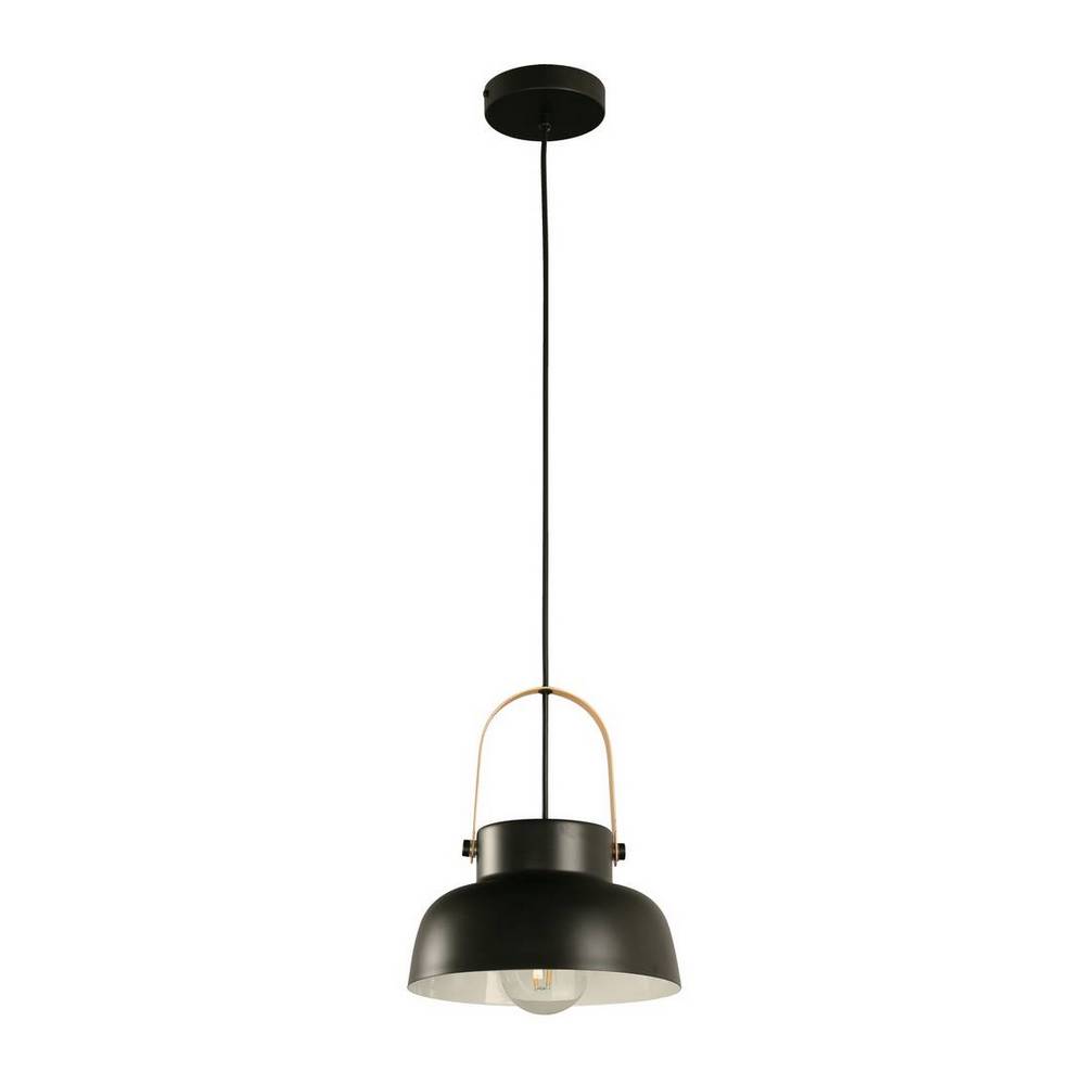 Lampara colgante negro 1l e27 40w