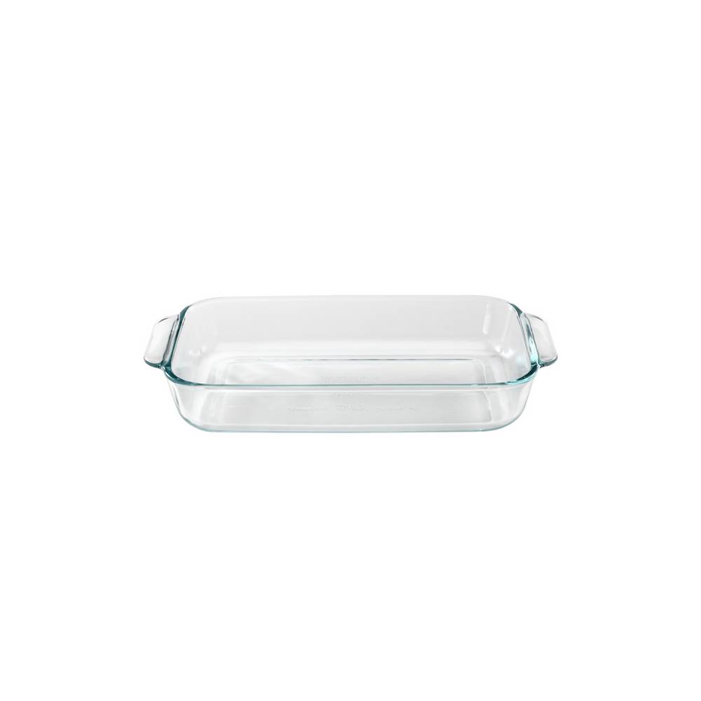 Pyrex rectangular de vidrio 2 l