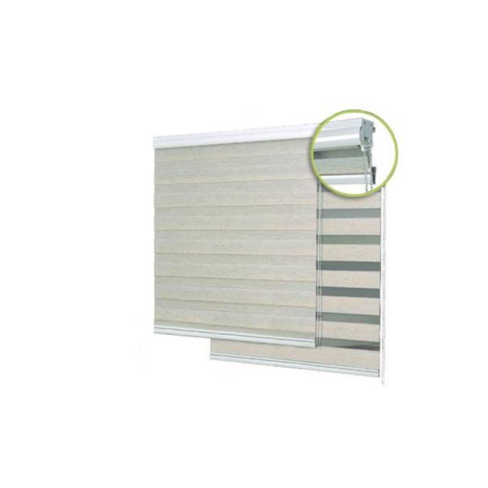 Cortina roller eclipse 120x180 centimetros marmol marfil