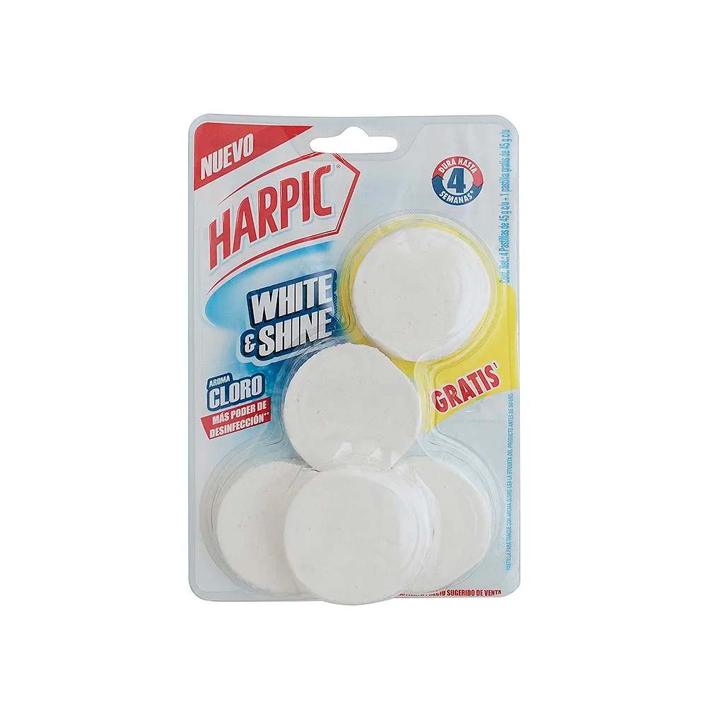 Pastilla higienica 5 unidades aroma cloro con bicarbonato
