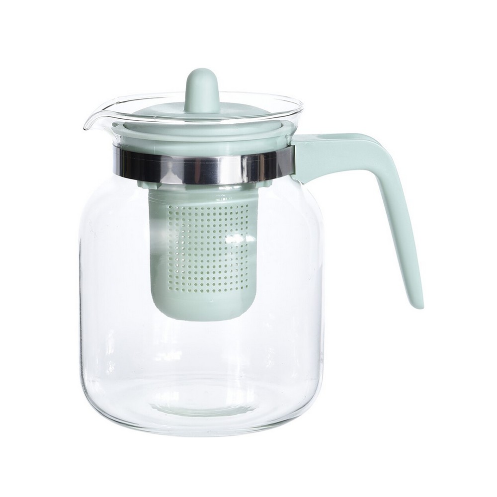  Farberware Tetera de vidrio, infusor de té de hojas sueltas, tetera  de acero inoxidable 18/8, sin BPA, capacidad de 5 tazas : Hogar y Cocina