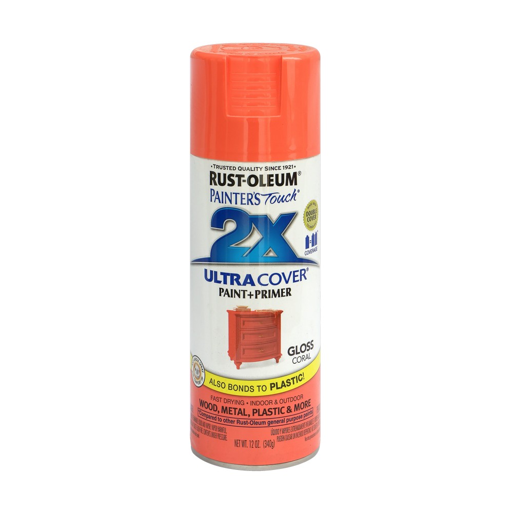 Pintura en spray coral brillante 12oz