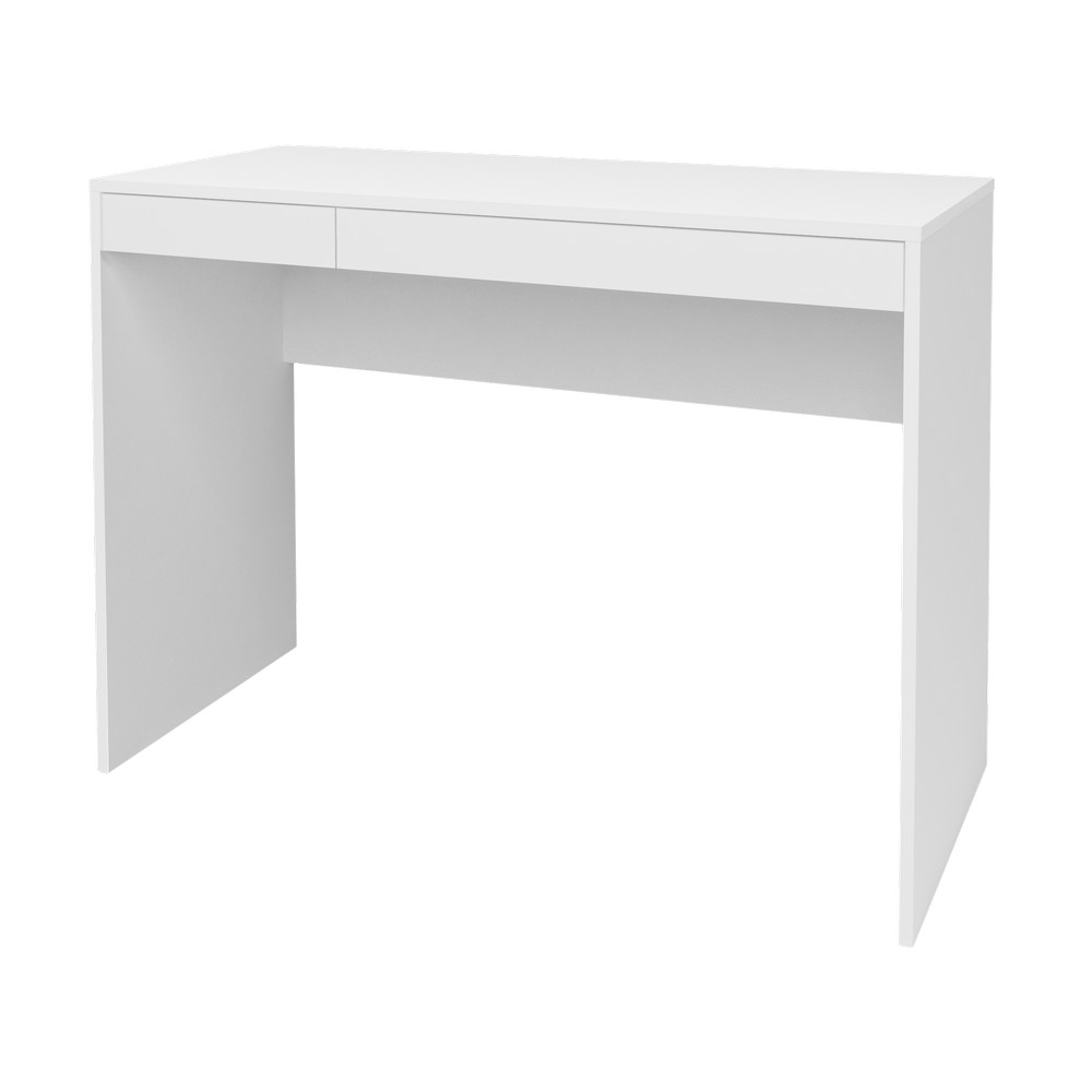 Escritorio con gavetas de color blanco 101 x 45 x 75.3 cm