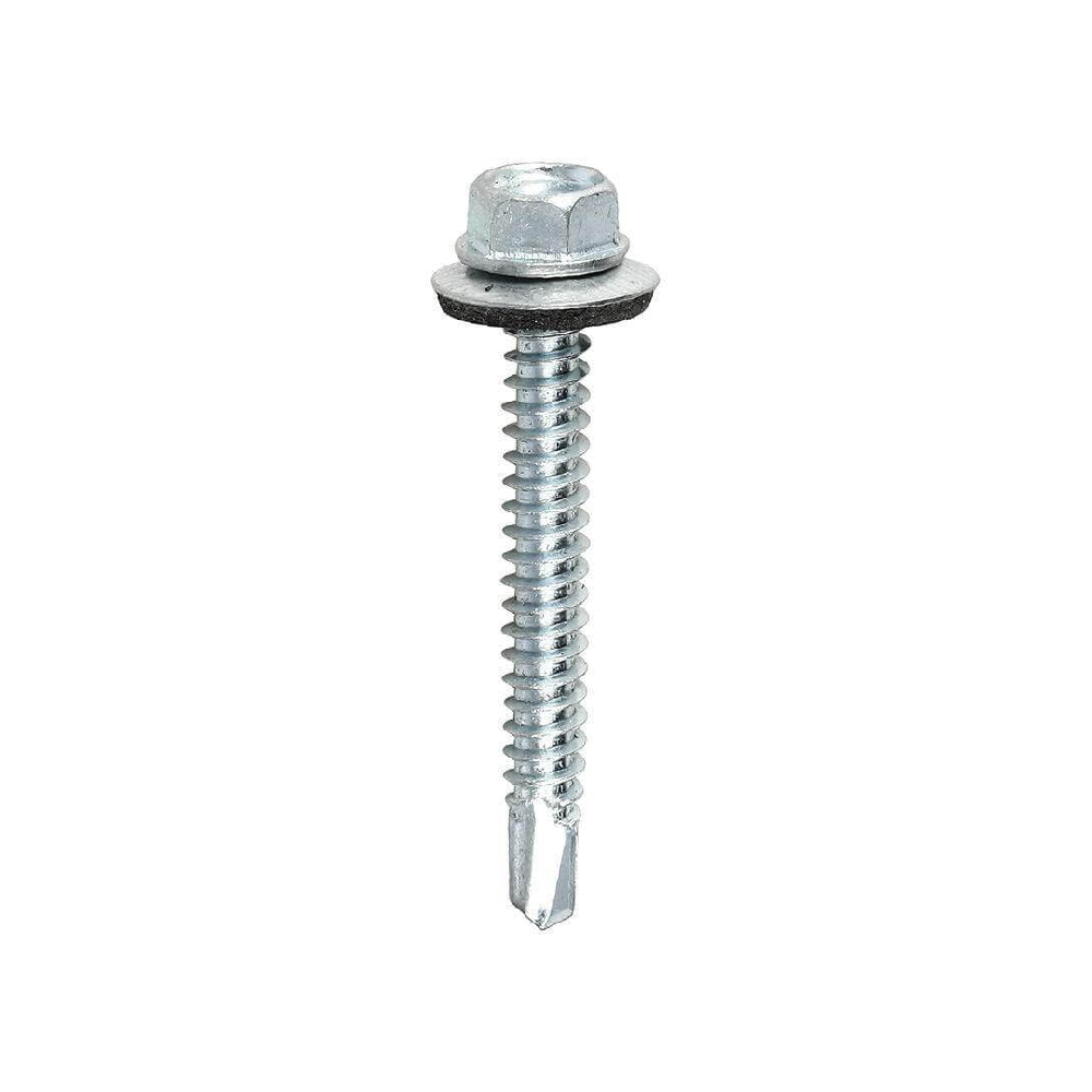 Tornillo para techo punta broca 1/4x2 pulgadas s/100