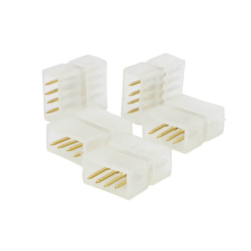 Unión para cinta led colores 110v 5 piezas