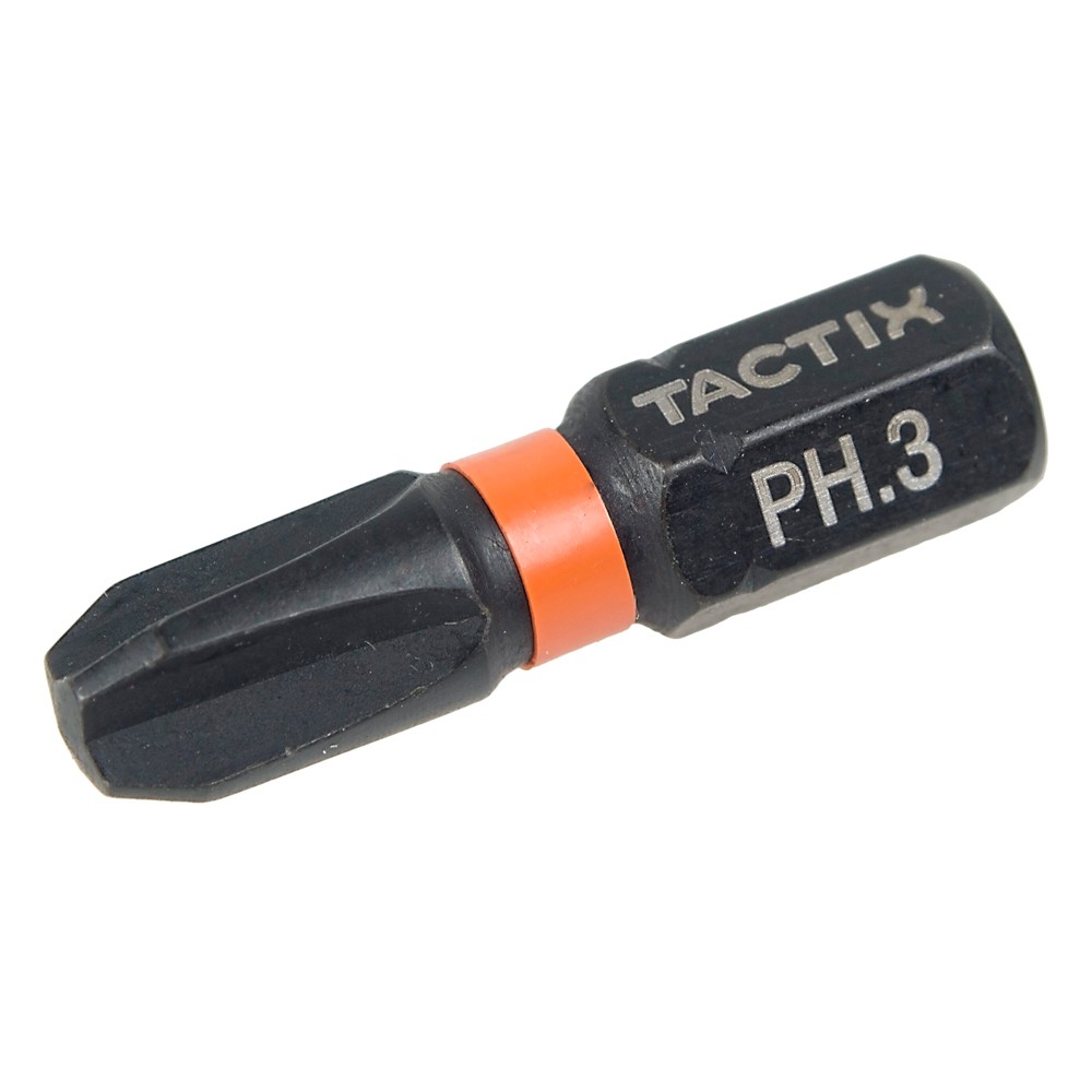 Set de punta atornillador phillips no. 3 x 1 pulg 3 piezas