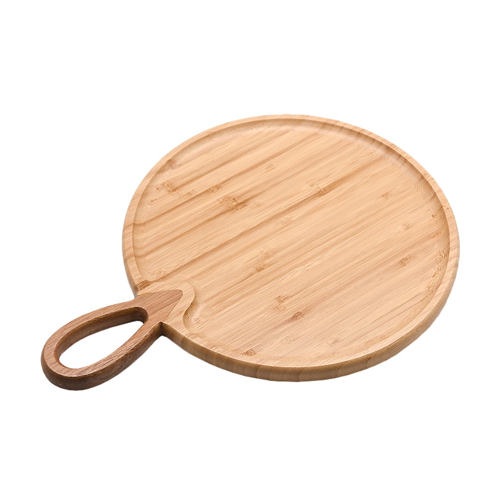Tabla de madera para picar redonda