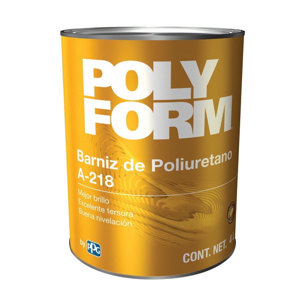 BARNIZ DE POLIURETANO BRILLANTE A-218 (4 L)