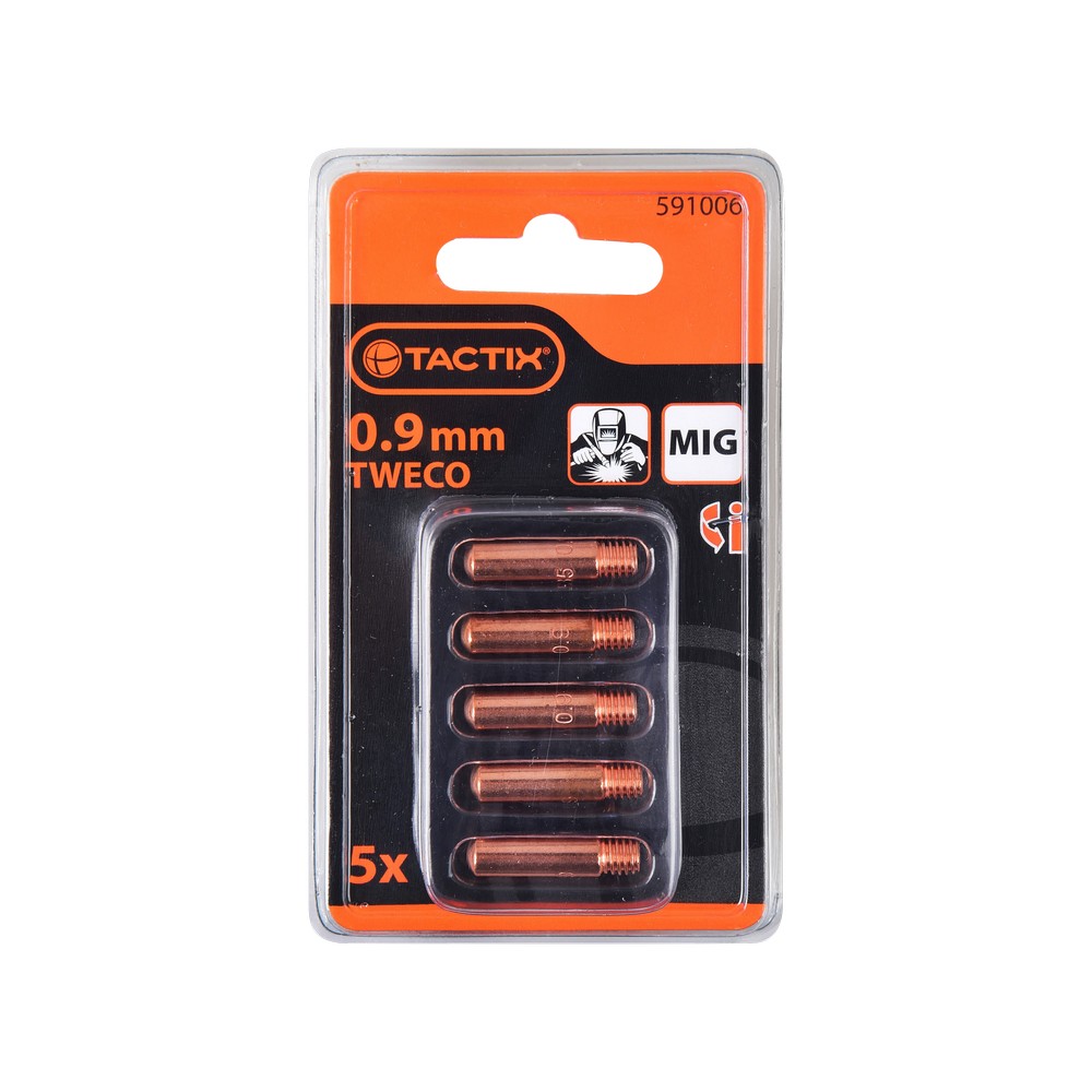 Set de boquillas de contacto 0.9mm p/ mig 5 piezas