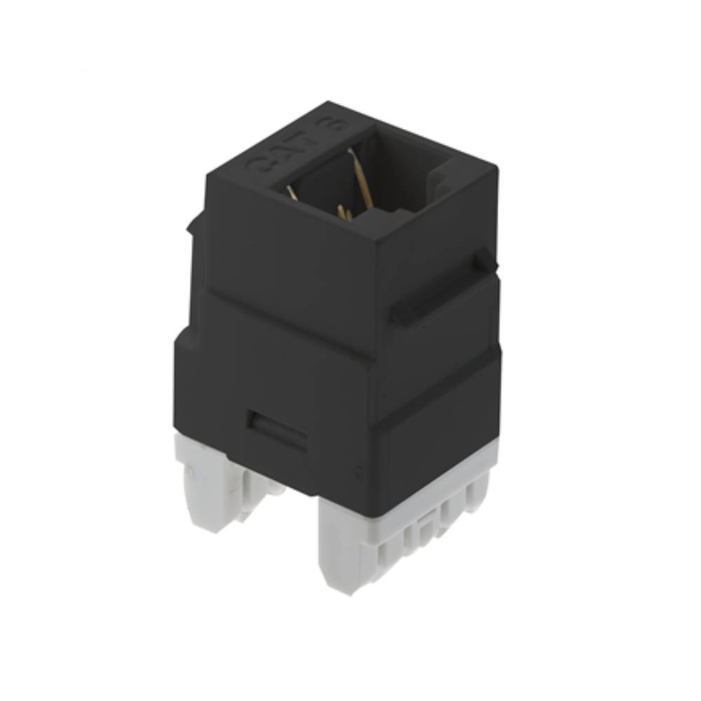 Conector rj45 cat6 keystone negro