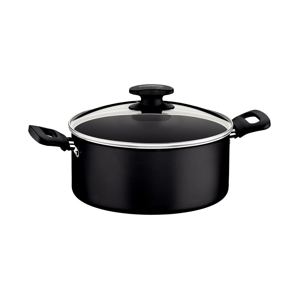 Olla con tapa de vidrio 22 cm