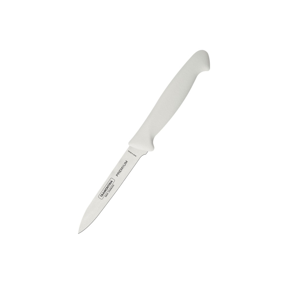 Cuchillo de cocina con mango blanco 4 in