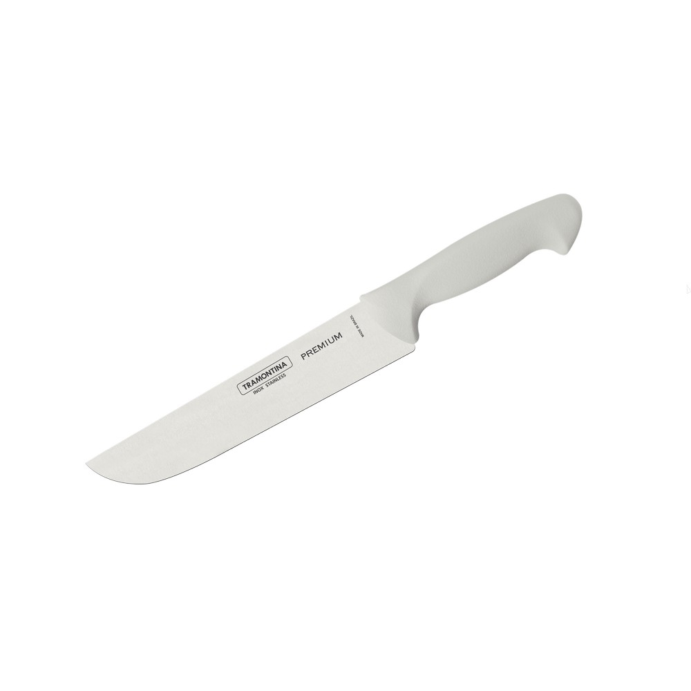 Cuchillo para carne mango blanco 8pulg
